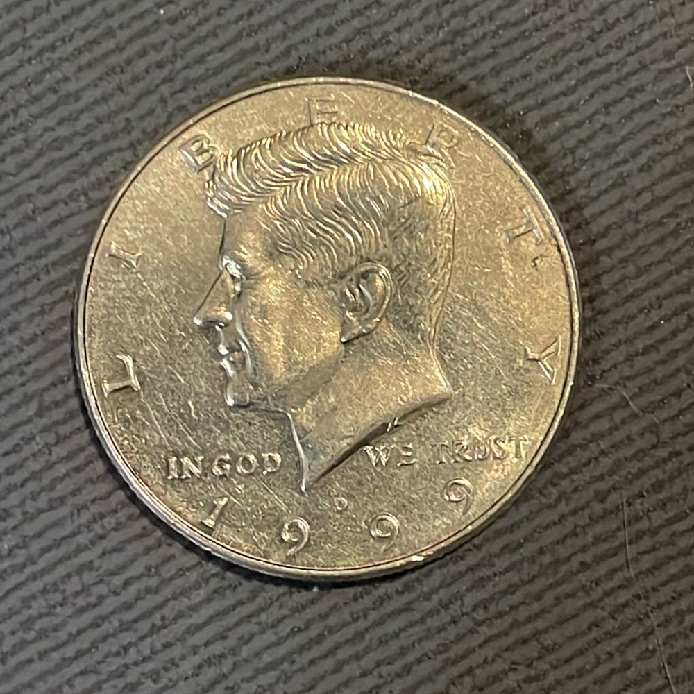 Half dollar coin 1999